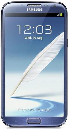 Смартфон Samsung Galaxy Note 2 GT-N7100 Blue - Бийск