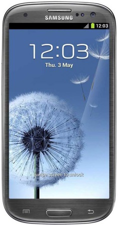 Смартфон Samsung Galaxy S3 GT-I9300 16Gb Titanium grey - Бийск